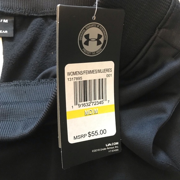 Under Armour Women’s Black Fleece Jogger Pants (Medium) - Picture 6 of 12